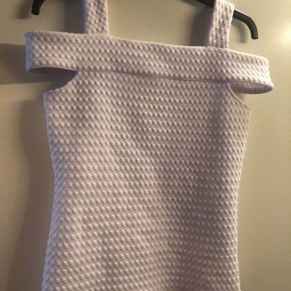 White Off the Shoulder Michael Kors Top